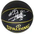 Dikembe Mutombo Signed Spalding Elevation Black NBA Basketball - MUTBSK203 - Dikembe Mutombo Signed Spalding Elevation Black NBA Basketball product image
