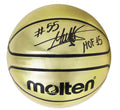 Dikembe Mutombo Signed Molten Gold Basketball w/HOF'15 - MUTBSK206 - Dikembe Mutombo Signed Molten Gold Basketball w/HOF'15 product image