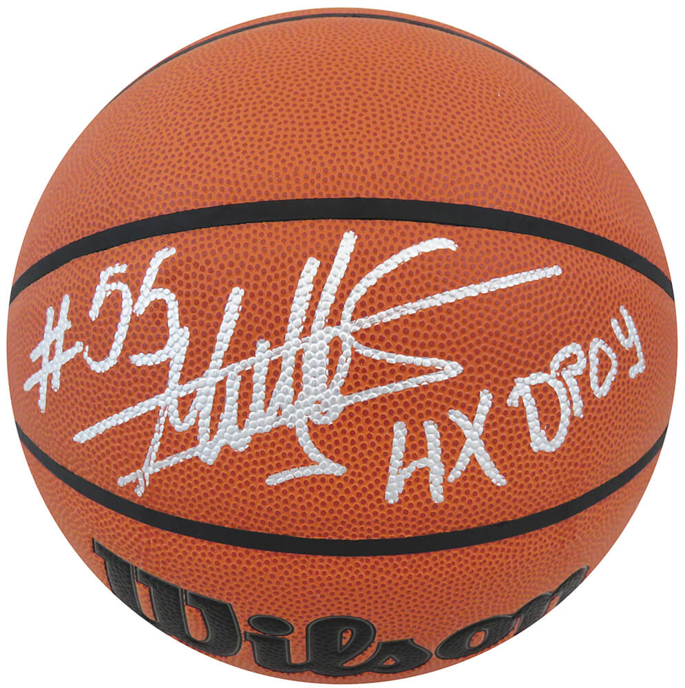 Dikembe Mutombo Signed Wilson Indoor/Outdoor NBA Basketball w/4x NBA DPOY - MUTBSK209 - Dikembe Mutombo Signed Wilson Indoor/Outdoor NBA Basketball w/4x NBA DPOY product image