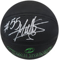 Dikembe Mutombo Signed Spalding Phantom Black NBA Basketball - MUTBSK210 - Dikembe Mutombo Signed Spalding Phantom Black NBA Basketball product image