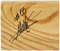 Dikembe Mutombo Signed 5x6 Floor Piece - MUTFLO200 - Dikembe Mutombo Signed 5x6 Floor Piece product image