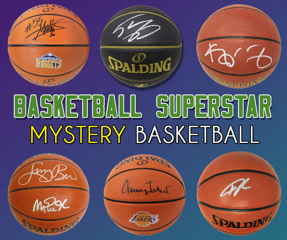 Schwartz Sports Basketball Superstar Signed Mystery Basketball - Series 20 (Limited to 50) - MYSBSK220 - Schwartz Sports Basketball Superstar Signed Mystery Basketball - Series 20 (Limited to 50) product image