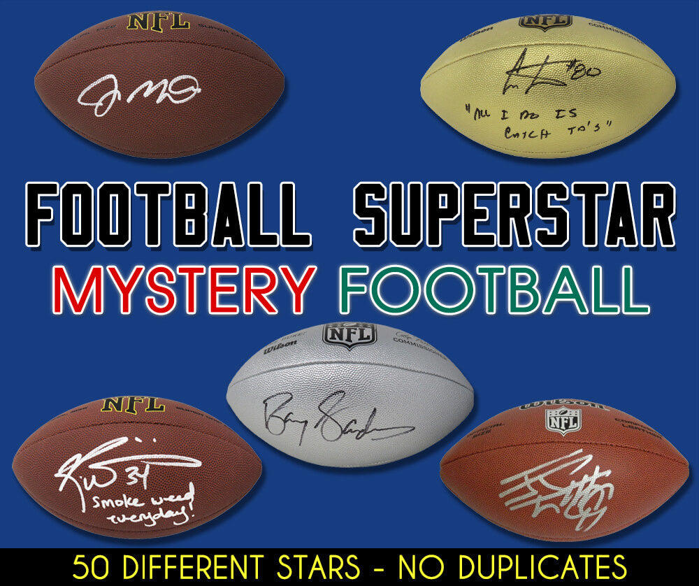 Schwartz Sports Football Superstar Signed Mystery Full Size Football - Series 23 (Limited to 50) - MYSFTB323 - Schwartz Sports Football Superstar Signed Mystery Full Size Football - Series 23 (Limited to 50) product image