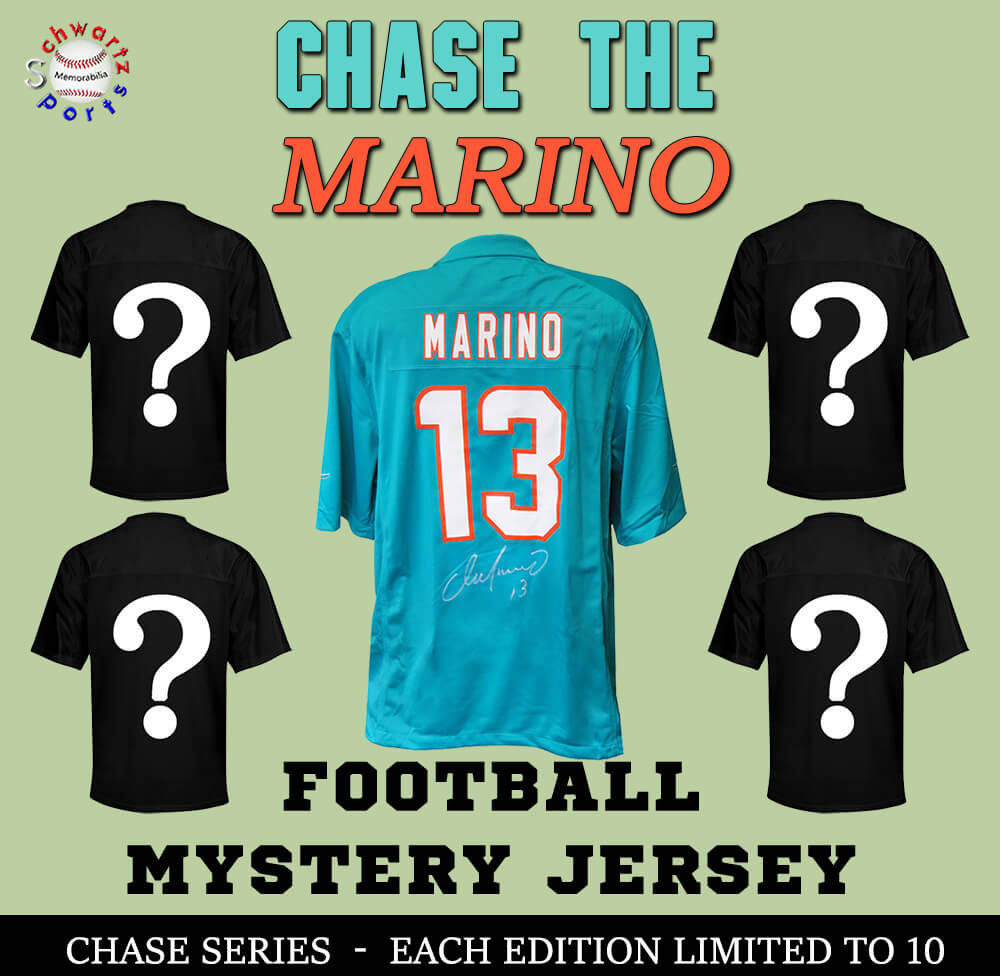 Chase Series 1 Signed Football Jersey Mystery - CHASE THE DAN MARINO Edition - MYSJY3DM1 - Chase Series 1 Signed Football Jersey Mystery - CHASE THE DAN MARINO Edition product image