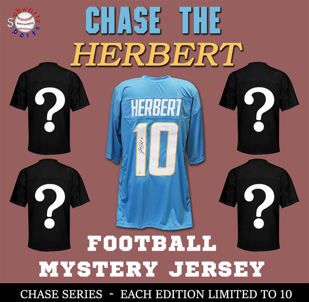 Chase Series 1 Signed Football Jersey Mystery- CHASE THE JUSTIN HERBERT Edition - MYSJY3JH1 - Chase Series 1 Signed Football Jersey Mystery- CHASE THE JUSTIN HERBERT Edition product image