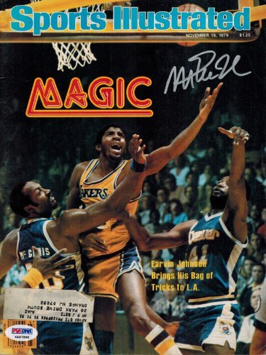 Magic Johnson Signed Autographed Lakers 11/19/79 Sports Illustrated Magazine - JOHMAG200 - Magic Johnson Signed Autographed Lakers 11/19/79 Sports Illustrated Magazine product image