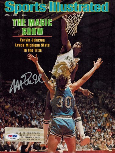 Magic Johnson Signed Autographed Michigan State 4/2/79 Sports Illustrated Magazine - JOHMAG201 - Magic Johnson Signed Autographed Michigan State 4/2/79 Sports Illustrated Magazine product image