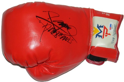 Manny"Pacman" Pacquiao Signed Autographed Red Team Pacquiao Boxing Glove - PACGLV502 - Manny"Pacman" Pacquiao Signed Autographed Red Team Pacquiao Boxing Glove product image