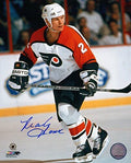 Mark Howe Signed Philadelphia Flyers Action 8x10 Photo - HOW08P421 - Mark Howe Signed Philadelphia Flyers Action 8x10 Photo product image