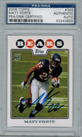 Matt Forte Signed Autographed Bears 2008 Topps Rookie Card #356 - FORCAR300 - Matt Forte Signed Autographed Bears 2008 Topps Rookie Card #356 product image