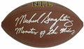 Mike Singletary Signed Wilson Super Grip Full-Size Football w/Monster of the Midway - SINFTB305 - Mike Singletary Signed Wilson Super Grip Full-Size Football w/Monster of the Midway product image