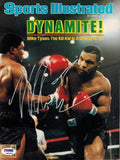 Mike Tyson Signed Autographed Boxing 'Dynamite' Sports Illustrated 12/1/86 Original Magazine - TYSMAG500 - Mike Tyson Signed Autographed Boxing 'Dynamite' Sports Illustrated 12/1/86 Original Magazine product image