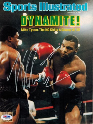 Mike Tyson Signed Autographed Boxing 'Dynamite' Sports Illustrated 12/1/86 Original Magazine - TYSMAG500 - Mike Tyson Signed Autographed Boxing 'Dynamite' Sports Illustrated 12/1/86 Original Magazine product image