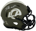 Puka Nacua Signed Los Angeles Rams SALUTE Riddell Speed Mini Helmet - (Fanatics) - NACMIN300 - Puka Nacua Signed Los Angeles Rams SALUTE Riddell Speed Mini Helmet - (Fanatics) product image