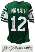 Joe Namath Signed Green Throwback Custom Jersey - NAMJRY300 - Joe Namath Signed Green Throwback Custom Jersey product image