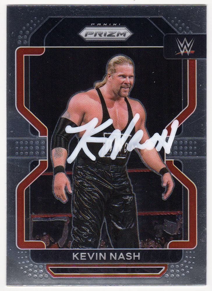 Kevin Nash Signed 2022 Panini Prizm WWE Wrestling Card #113 - NASCAR502 - Kevin Nash Signed 2022 Panini Prizm WWE Wrestling Card #113 product image