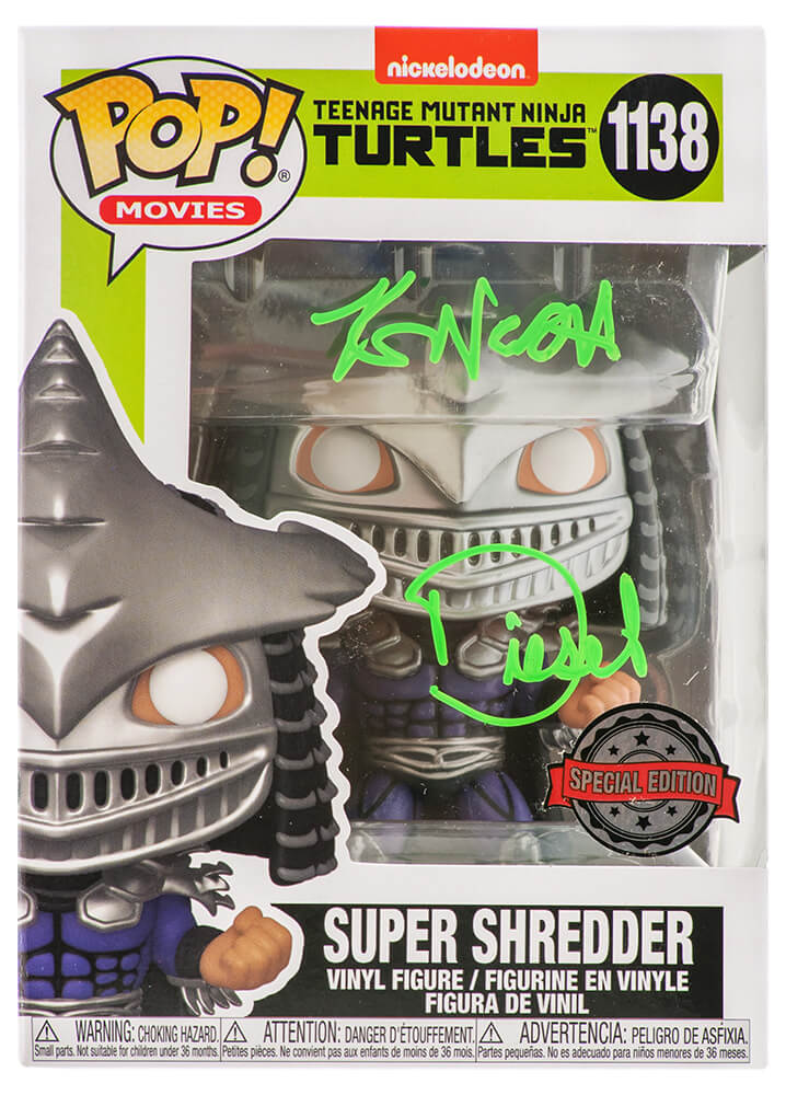 Kevin Nash Signed Teenage Mutant Ninja Turtles Super Shredder Funko Pop Doll #1138 w/Diesel - NASFUN502 - Kevin Nash Signed Teenage Mutant Ninja Turtles Super Shredder Funko Pop Doll #1138 w/Diesel product image