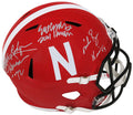 Johnny Rodgers, Mike Rozier & Eric Crouch  Signed Nebraska Cornhuskers FLASH Riddell Full Size Speed Replica Helmet w/HT Yrs - NEBREP306 - Johnny Rodgers, Mike Rozier & Eric Crouch Signed Nebraska Cornhuskers FLASH Riddell Full Size Speed Replica Helmet w/HT Yrs product image