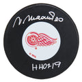 Vaclav Nedomansky Signed Detroit Red Wings Logo Hockey Puck w/HHOF'19 - NEDPUC400 - Vaclav Nedomansky Signed Detroit Red Wings Logo Hockey Puck w/HHOF'19 product image