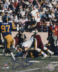 Mike Nelms Signed Washington Football Team Jumping Action vs. Rams 8x10 Photo - NEL08P311 - Mike Nelms Signed Washington Football Team Jumping Action vs. Rams 8x10 Photo product image