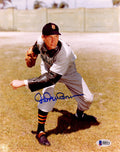 Hal Newhouser Signed Detroit Tigers Pitching Pose 8x10 Photo - NEW08P101 - Hal Newhouser Signed Detroit Tigers Pitching Pose 8x10 Photo product image