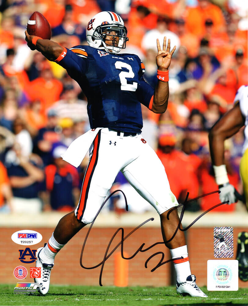 Cam Newton Signed Auburn Passing 8x10 Photo - NEW08P300 - Cam Newton Signed Auburn Passing 8x10 Photo product image