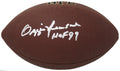 Ozzie Newsome Signed Wilson Super Grip Full Size NFL Football w/HOF'99 - NEWFTB300 - Ozzie Newsome Signed Wilson Super Grip Full Size NFL Football w/HOF'99 product image