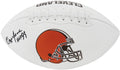 Ozzie Newsome Signed Cleveland Browns White Logo Football w/HOF'99 - NEWFTB302 - Ozzie Newsome Signed Cleveland Browns White Logo Football w/HOF'99 product image
