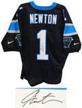 Cam Newton Signed Carolina Panthers Black Nike Jersey - NEWJRY300 - Cam Newton Signed Carolina Panthers Black Nike Jersey product image