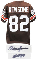 Ozzie Newsome Signed Brown Custom Football Jersey w/HOF'99 - NEWJRY310 - Ozzie Newsome Signed Brown Custom Football Jersey w/HOF'99 product image