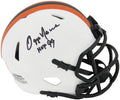 Ozzie Newsome Signed Cleveland Browns Lunar Eclipse Riddell Speed Mini Helmet w/HOF'99 - NEWMIN303 - Ozzie Newsome Signed Cleveland Browns Lunar Eclipse Riddell Speed Mini Helmet w/HOF'99 product image
