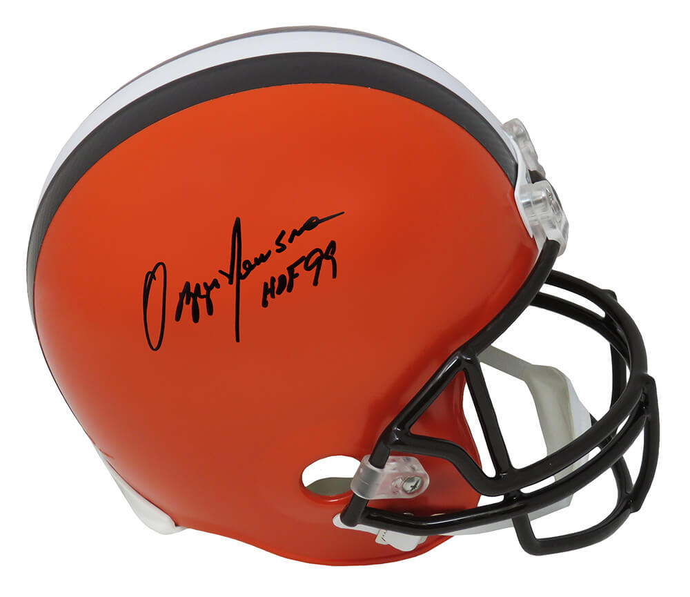 Ozzie Newsome Signed Cleveland Browns Riddell Full Size Replica Helmet w/HOF'99 - NEWREP300 - Ozzie Newsome Signed Cleveland Browns Riddell Full Size Replica Helmet w/HOF'99 product image