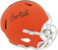 Ozzie Newsome Signed Cleveland Browns Throwback Riddell Full Size Speed Replica Helmet w/HOF'99 - NEWREP302 - Ozzie Newsome Signed Cleveland Browns Throwback Riddell Full Size Speed Replica Helmet w/HOF'99 product image