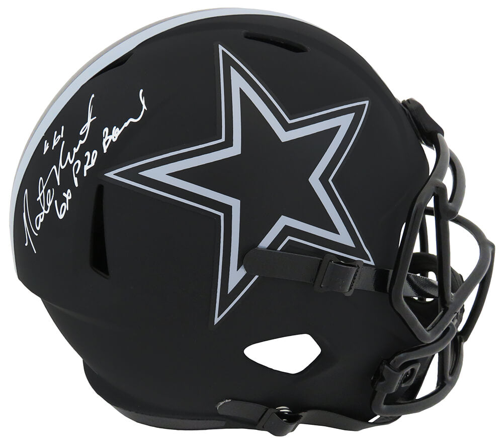 Nate Newton Signed Dallas Cowboys ECLIPSE Riddell Full Size Speed Replica Helmet w/6x Pro Bowl - NEWREP311 - Nate Newton Signed Dallas Cowboys ECLIPSE Riddell Full Size Speed Replica Helmet w/6x Pro Bowl product image