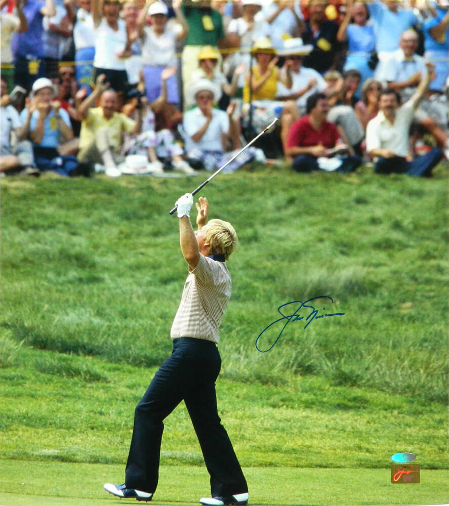 Jack Nicklaus Signed 1970 Masters Putter In Air 16x20 Photo (Steiner) - NIC16P501 - Jack Nicklaus Signed 1970 Masters Putter In Air 16x20 Photo (Steiner) product image