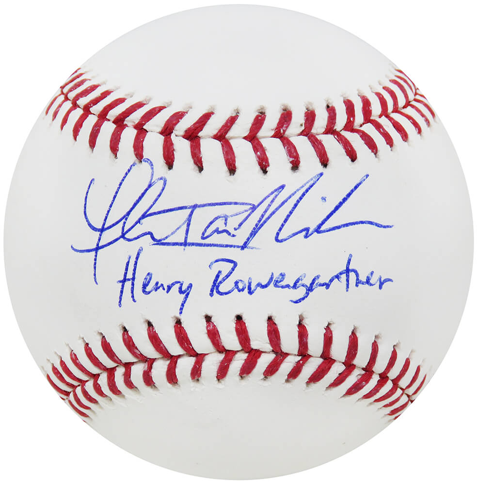 Thomas Ian Nicholas Signed Rawlings Official MLB Baseball w/Henry Rowengartner - NICBSB500 - Thomas Ian Nicholas Signed Rawlings Official MLB Baseball w/Henry Rowengartner product image
