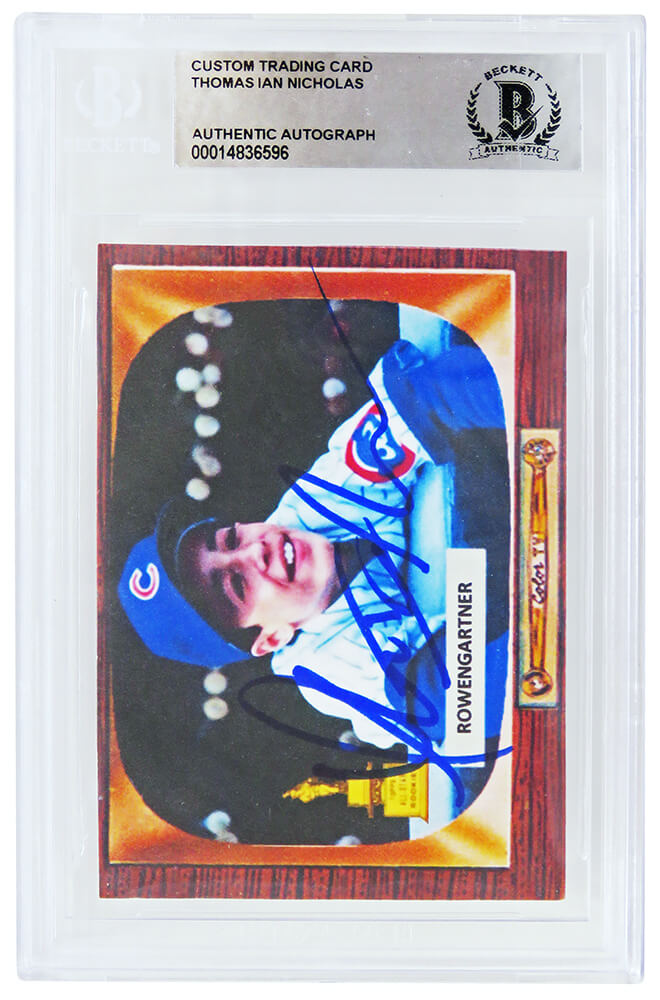 Thomas Ian Nicholas Signed Rookie of the Year Henry Rowengartner Custom Trading Card - (Beckett Encapsulated) - NICCAR501 - Thomas Ian Nicholas Signed Rookie of the Year Henry Rowengartner Custom Trading Card - (Beckett Encapsulated) product image