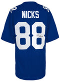 Hakeem Nicks Signed Blue Custom Football Jersey - NICJRY300 - Hakeem Nicks Signed Blue Custom Football Jersey product image