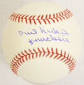 Phil Niekro Signed Rawlings Official MLB Baseball w/Knucksie - NIEBSB102 - Phil Niekro Signed Rawlings Official MLB Baseball w/Knucksie product image