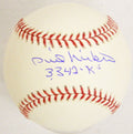 Phil Niekro Signed Rawlings Official MLB Baseball w/3,342 K's - NIEBSB103 - Phil Niekro Signed Rawlings Official MLB Baseball w/3,342 K's product image