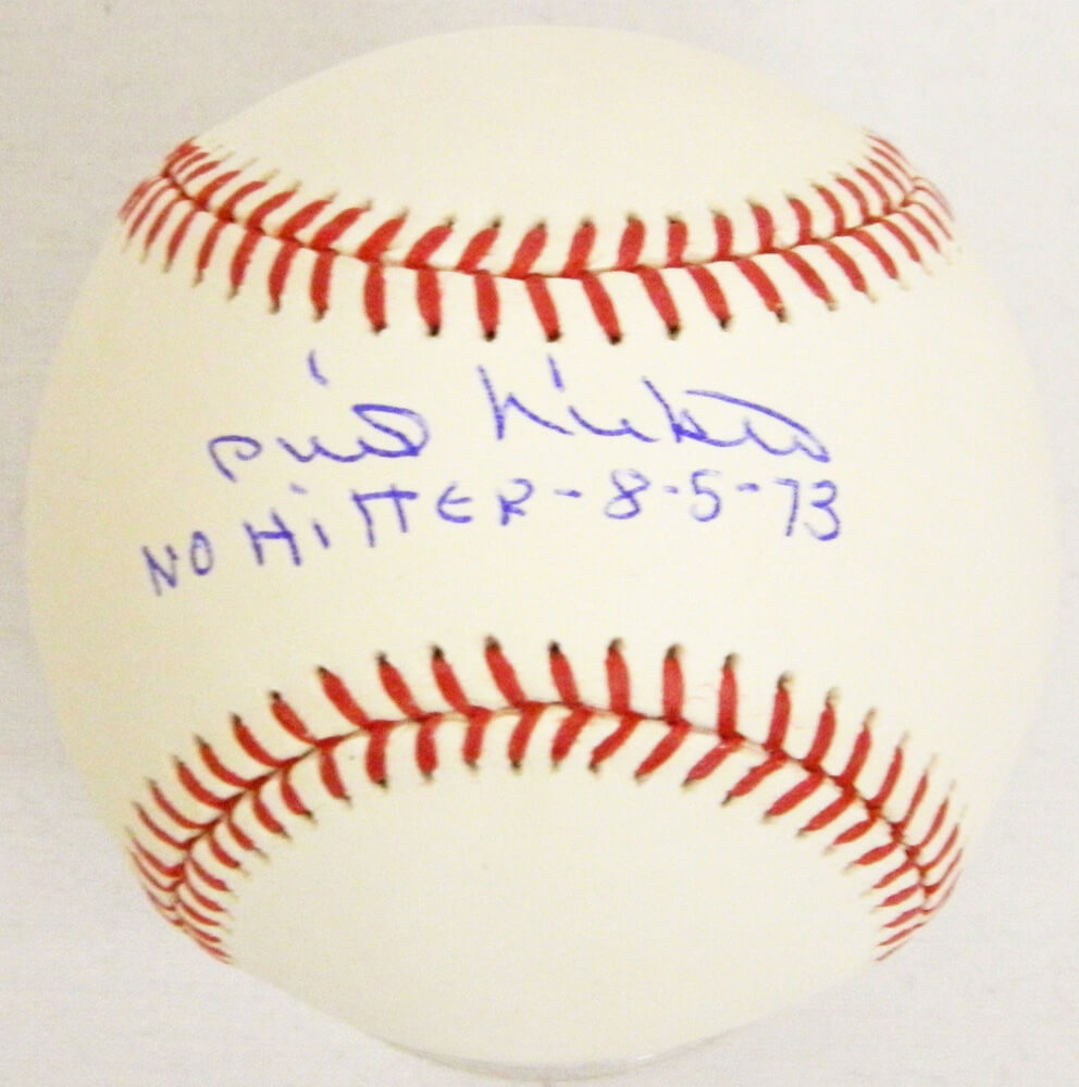 Phil Niekro Signed Rawlings Official MLB Baseball w/No Hitter 8-5-73 - NIEBSB104 - Phil Niekro Signed Rawlings Official MLB Baseball w/No Hitter 8-5-73 product image