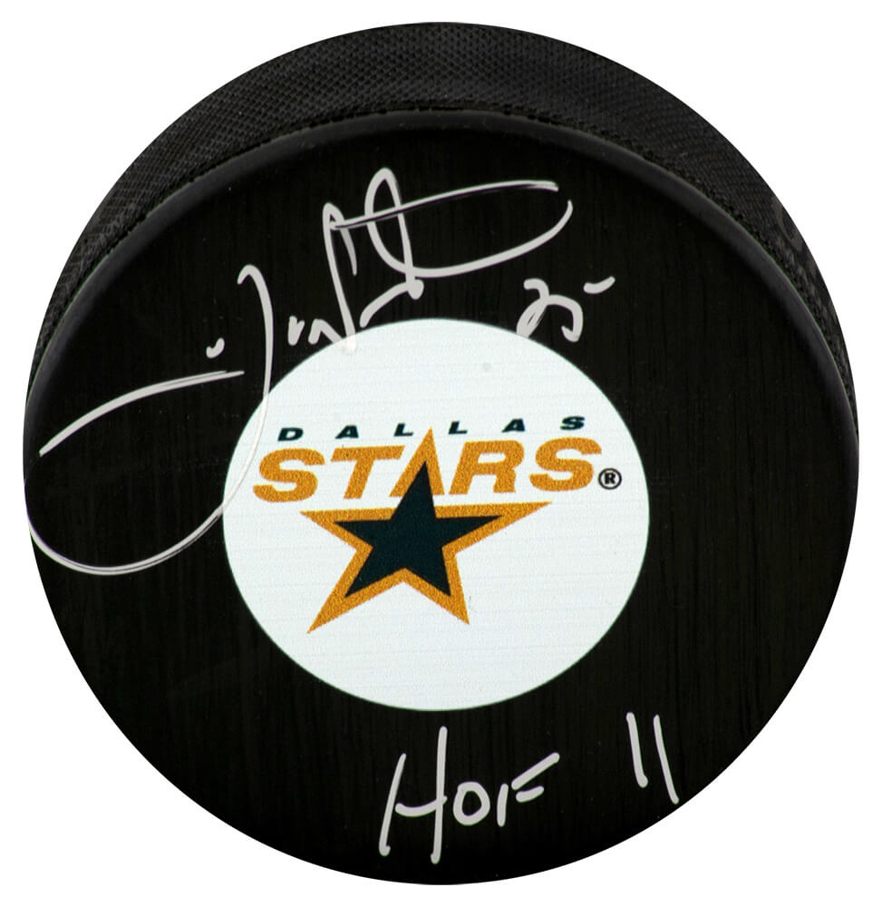 Joe Nieuwendyk Signed Dallas Stars Medium Logo Hockey Puck w/HOF'11 - NIEPUC413 - Joe Nieuwendyk Signed Dallas Stars Medium Logo Hockey Puck w/HOF'11 product image