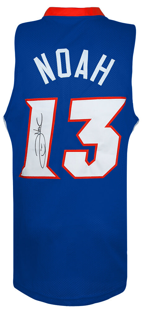 Joakim Noah Signed Blue Custom College Basketball Jersey - NOAJRY201 - Joakim Noah Signed Blue Custom College Basketball Jersey product image