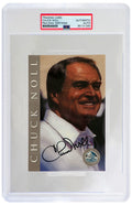 Chuck Noll Signed Pro Football Hall of Fame Signature Series 4x6 Card - (PSA Encapsulated) - NOLCAR300 - Chuck Noll Signed Pro Football Hall of Fame Signature Series 4x6 Card - (PSA Encapsulated) product image