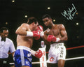 Michael Nunn Signed Boxing Punching Action 8x10 Photo - NUN08P502 - Michael Nunn Signed Boxing Punching Action 8x10 Photo product image