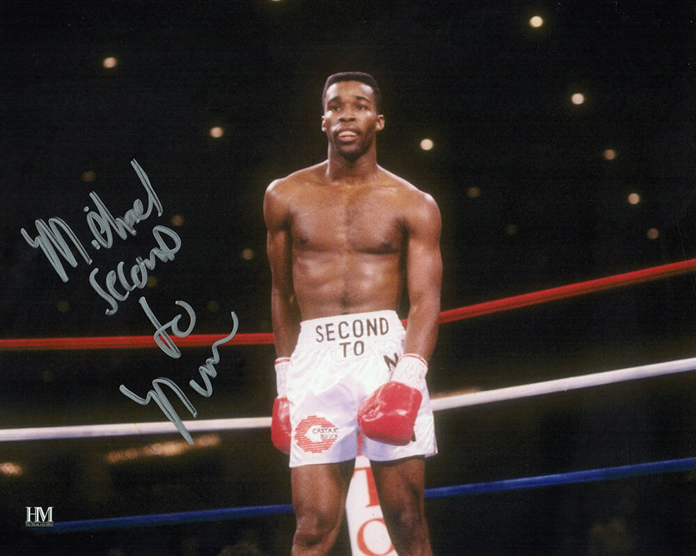 Michael 'Second To' Nunn Signed Boxing In Ring 8x10 Photo - NUN08P503 - Michael 'Second To' Nunn Signed Boxing In Ring 8x10 Photo product image