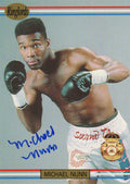 Michael Nunn Signed 1991 Ringlords Boxing Trading Card #24 - NUNCAR500 - Michael Nunn Signed 1991 Ringlords Boxing Trading Card #24 product image