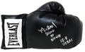 Michael Nunn Signed Everlast Black Boxing Glove w/Second To Nunn, 58-4, 37 KO's - NUNGLV505 - Michael Nunn Signed Everlast Black Boxing Glove w/Second To Nunn, 58-4, 37 KO's product image