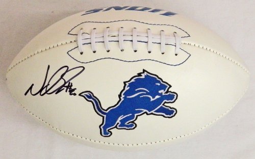 Ndamukong Suh Signed Autographed Lions Logo Football - SUHFTB300 - Ndamukong Suh Signed Autographed Lions Logo Football product image