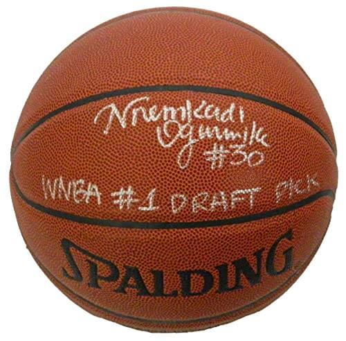 Nnemkadi Ogwumike Signed Spalding Indoor/Outdoor Basketball w/WNBA #1 Draft Pick - OGWBSK201 - Nnemkadi Ogwumike Signed Spalding Indoor/Outdoor Basketball w/WNBA #1 Draft Pick product image